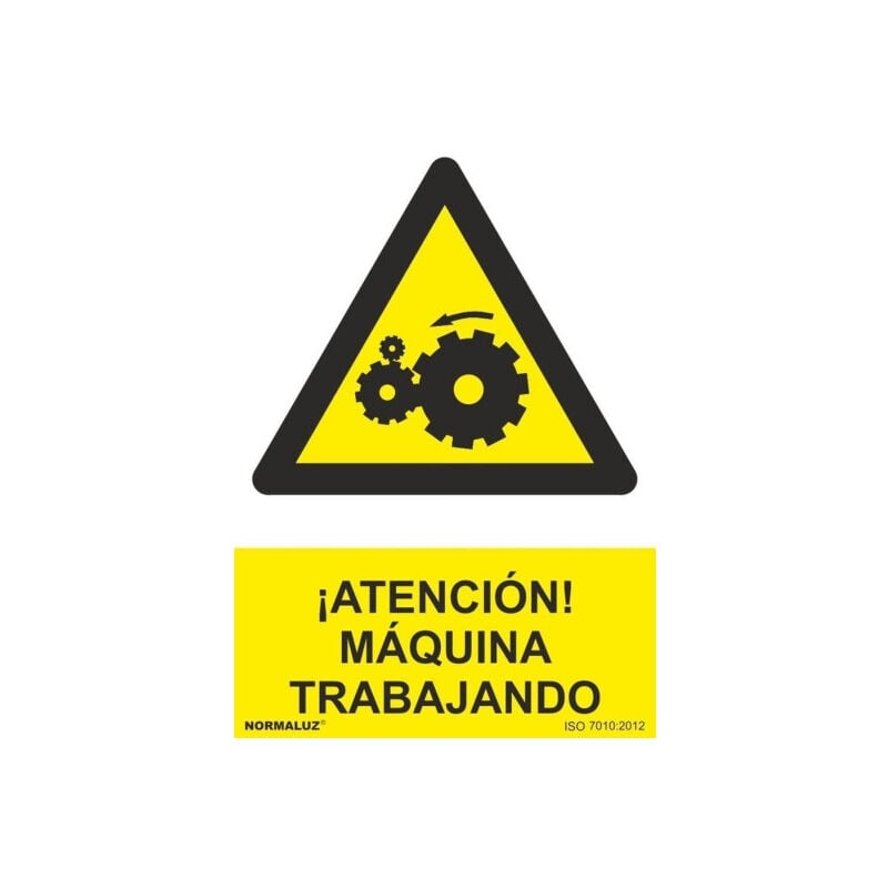 

Señal ¡Atención! Máquina Trabajando Con Tintas UV | 200 x 300 mm - ADHESIVOS DE VINILO