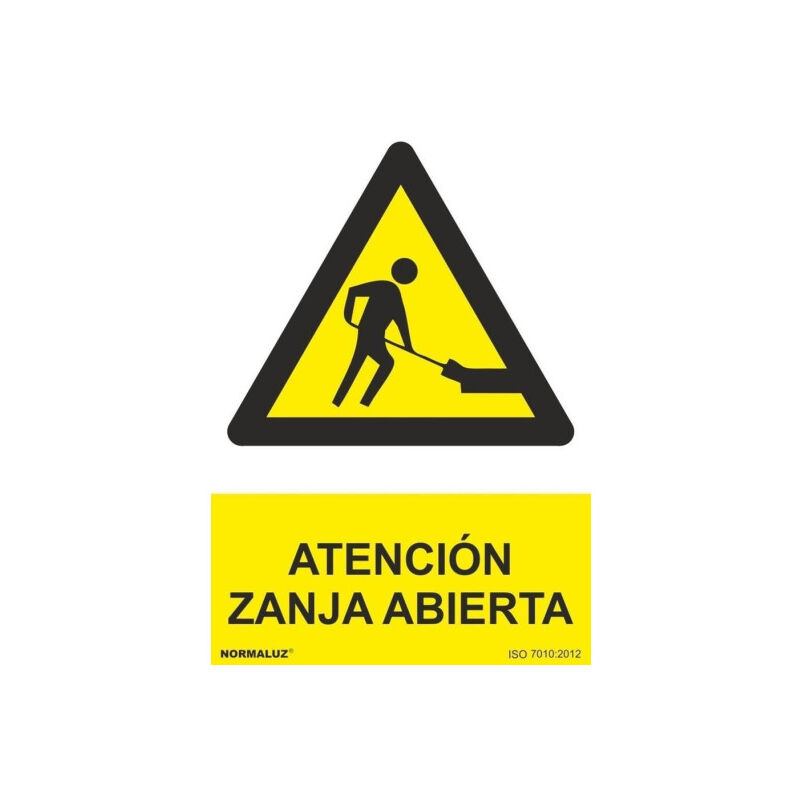 

Señal Atención Zanja Abierta Con Tintas UV | ADHESIVOS DE VINILO - 150 x 200 mm