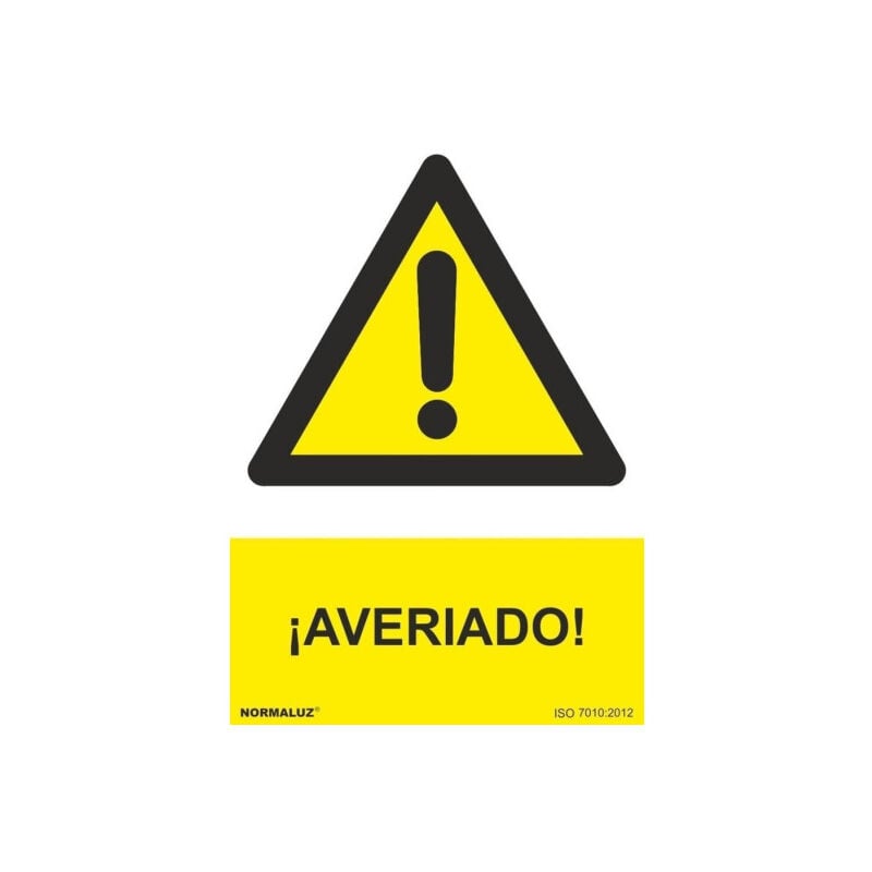 

Señal ¡Averiado! Con Tintas UV | ADHESIVOS DE VINILO - 150 x 200 mm