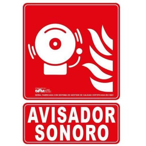 Señal avisador sonoro ATM PVC clase A - 70 dB, IP65, 12V, 1.5W