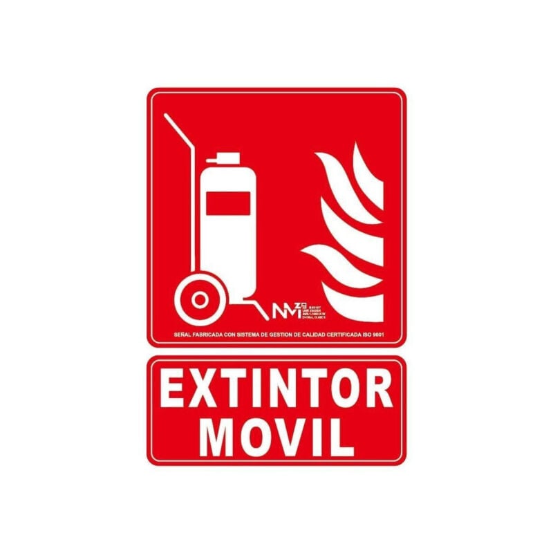 

Señal Carro Extintor Luminiscente | 210 x 300 mm - CLASE A (PVC 1 mm)