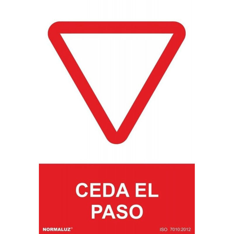 

Señal Ceda El Paso Con Tintas UV | 200 x 300 mm - ADHESIVOS DE VINILO