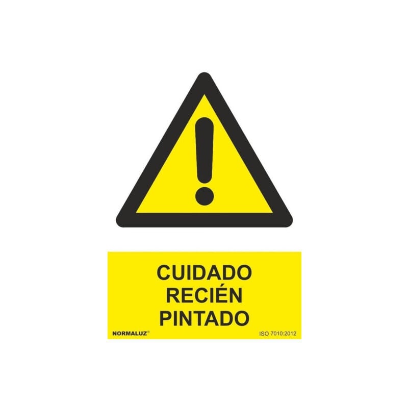 

Señal Cuidado Recién Pintado Con Tintas UV | 210 x 300 mm - PVC GLASSPACK 0'7 mm