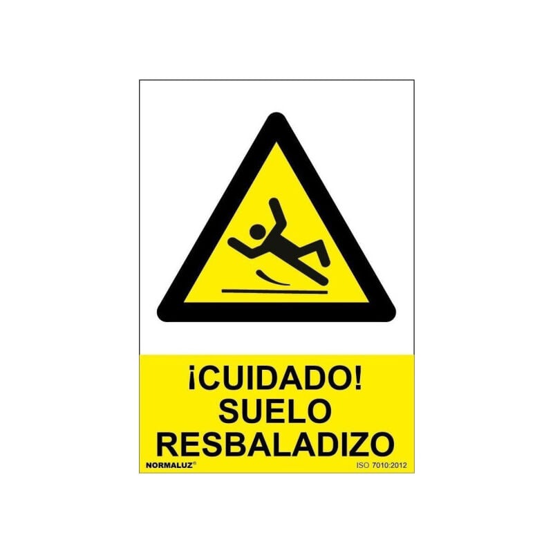 

Señal Cuidado Suelo Resbaladizo Con Tintas UV | ALUMINIO 0'5 mm - 300 x 400 mm