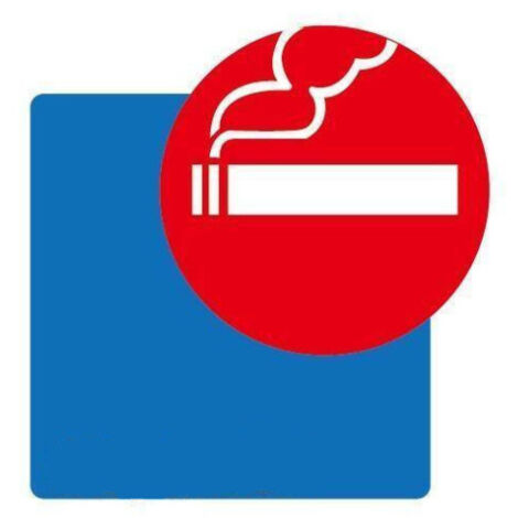 Señal de Espacio sin humo UV RD40052 SEKURECO                         100 x 150 mm                          ADHESIVOS DE VINILO