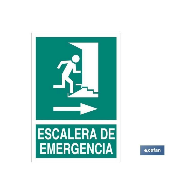 

PLIMPO señal luminescente 148x105mm escalera de emergencia