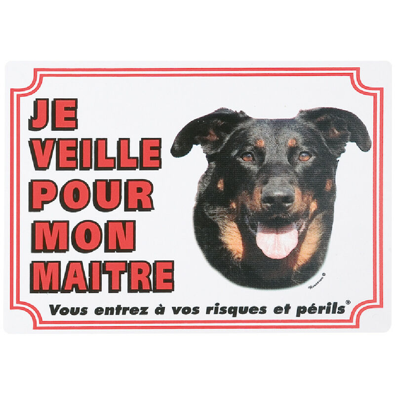 

Señal de la puerta de Beauceron. perro.