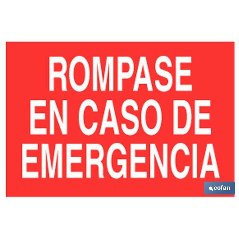 

SeÑal luminiscente 148x105mm