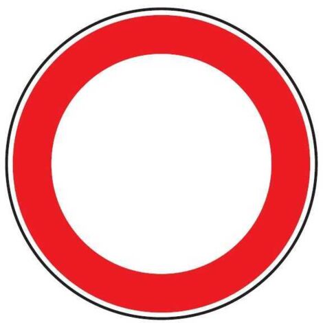 Señal de tráfico Prohibido el paso