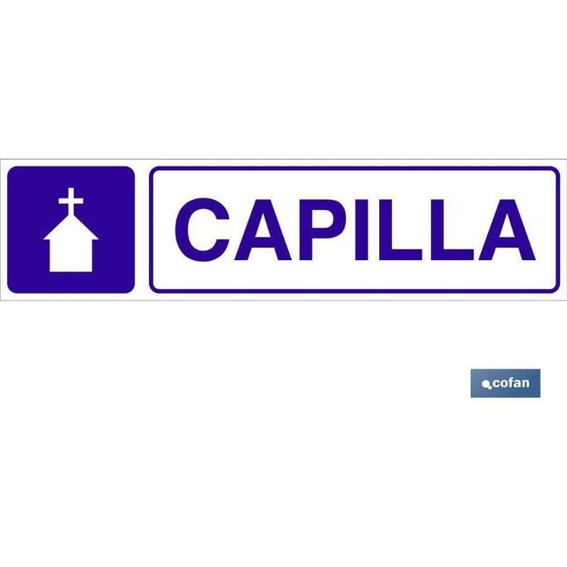 

PLIMPO señal glasspack adhesiva 250x62mm. capilla