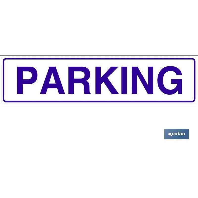 

PLIMPO señal glasspack adhesiva 250x62mm. señales para parking
