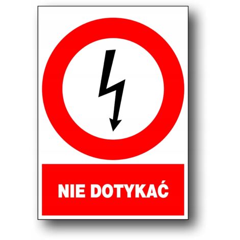 Señal eléctrica ZEZ/A-5 PLACA NO TOCAR