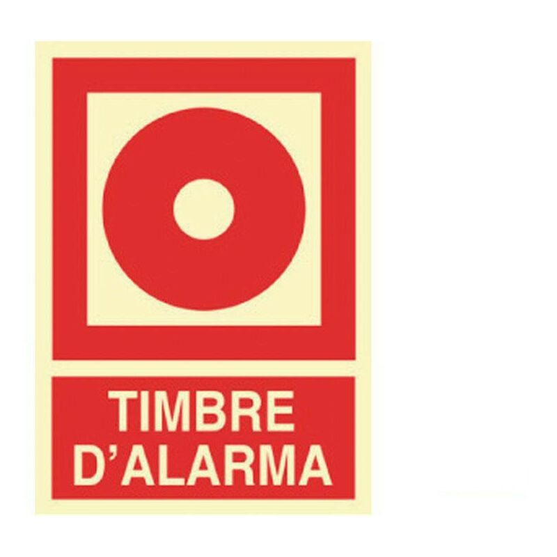 

Senal Luminiscente Timbre D'Alarma - 297X210Mm..