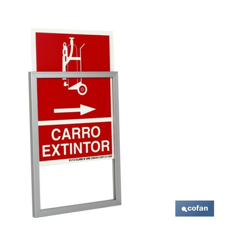 

Otros - Marco aluminio para seÑal 420x297 mm