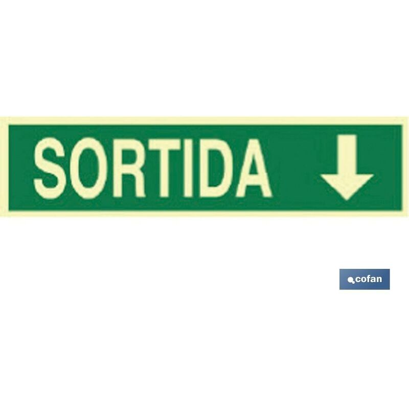 

SeÑal luminiscente 400x100mm
