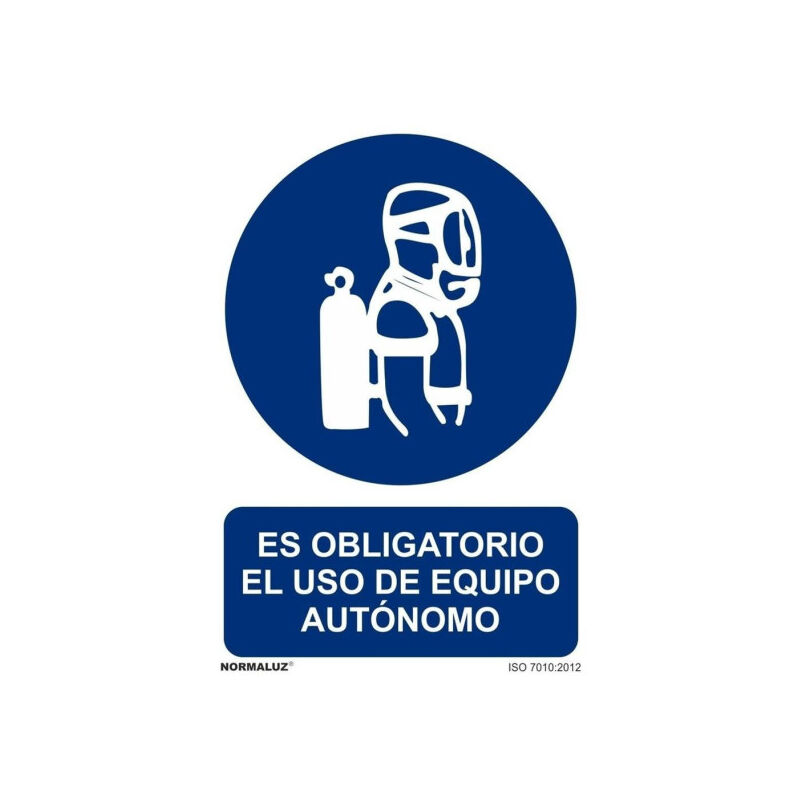 

Señal Es Obligatorio El Uso de Equipo Autónomo | 200 x 300 mm - ADHESIVOS DE VINILO