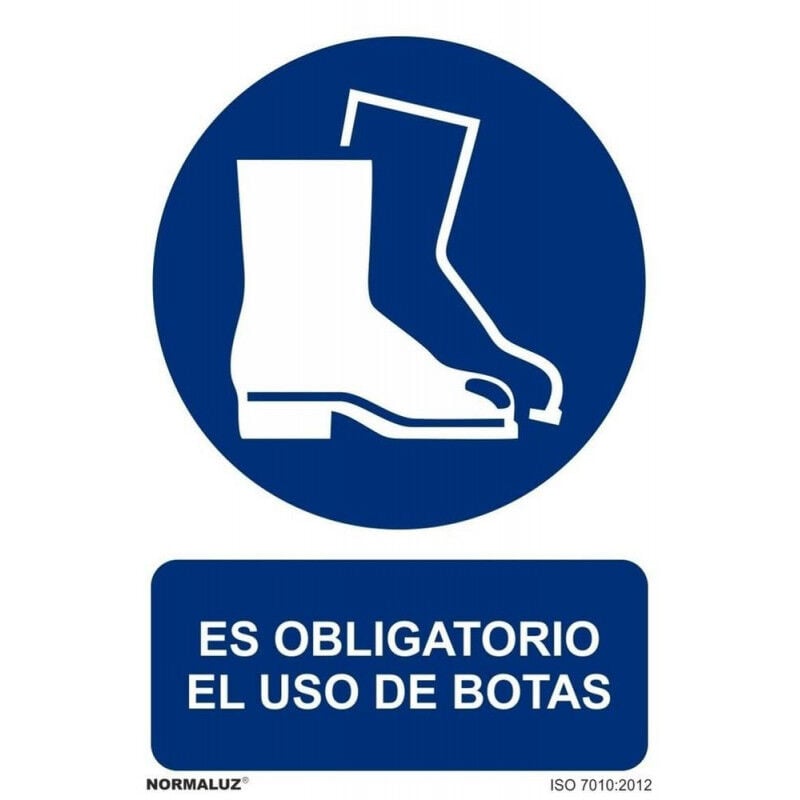 

Señal Es Obligatorio El Uso de Las Botas Con Tintas UV | 200 x 300 mm - ADHESIVOS DE VINILO