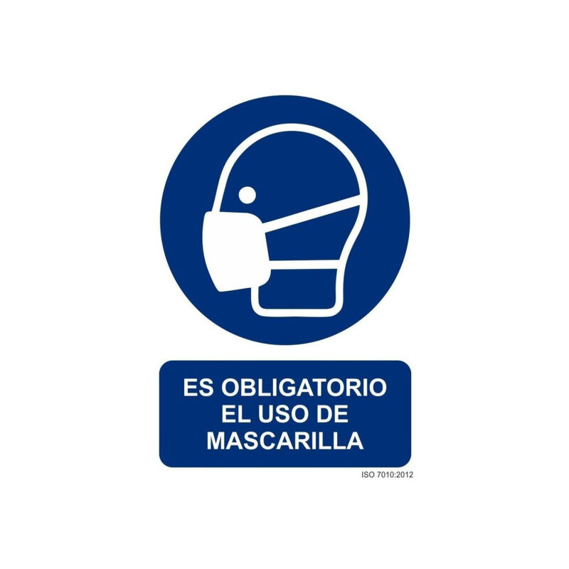Señal Es Obligatorio El Uso de Mascarilla Con Tintas UV | ADHESIVOS DE
