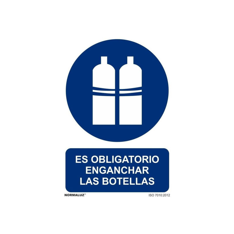 

Señal Es Obligatorio Enganchar Las Botellas Con Tintas UV | 300 x 400 mm - PVC GLASSPACK 0'7 mm