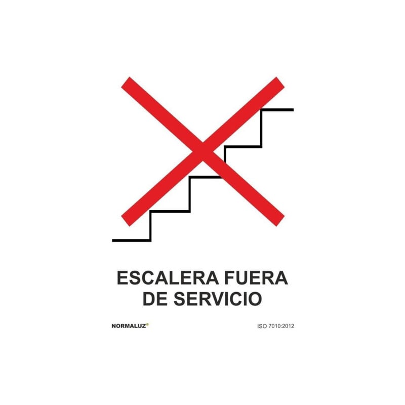 

Señal Escalera Fuera de Servicio Con Tintas UV | ADHESIVOS DE VINILO - 100 x 150 mm