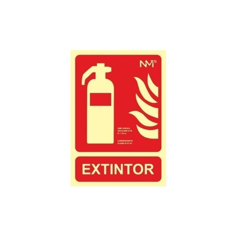 

SeÑal extintor pvc clase b