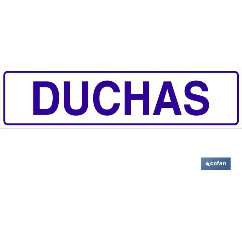 

PLIMPO señal glasspack adhesiva 175x45 duchas