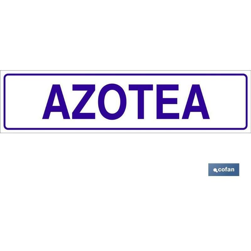 

PLIMPO señal glasspack adhesiva 250x62mm. azotea