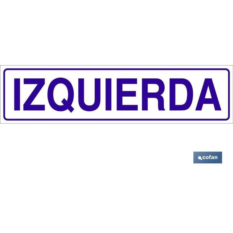 

PLIMPO señal glasspack adhesiva 250x62mm. izquierda