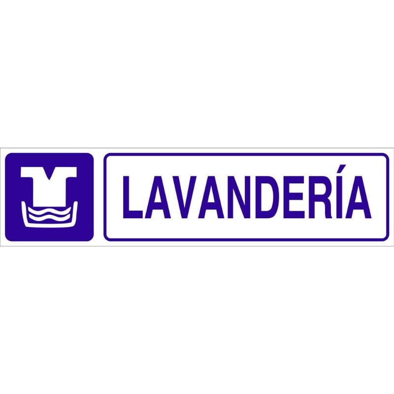 

PLIMPO señal glasspack adhesiva 250x62mm. lavandería