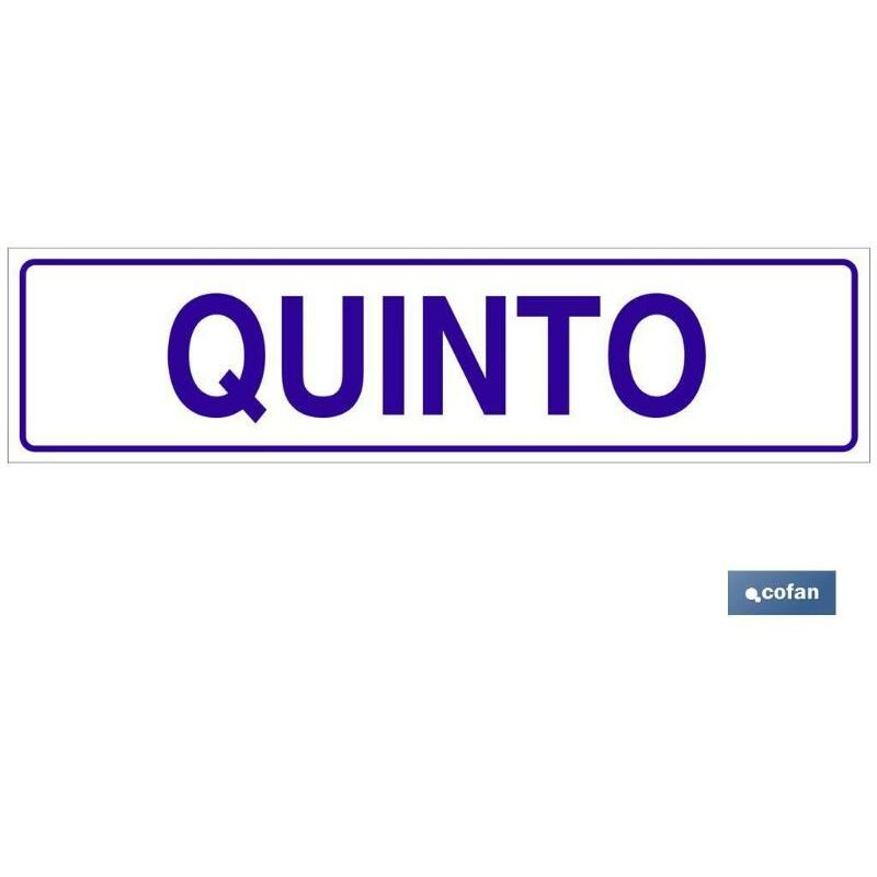 

PLIMPO señal glasspack adhesiva 250x62mm. quinto