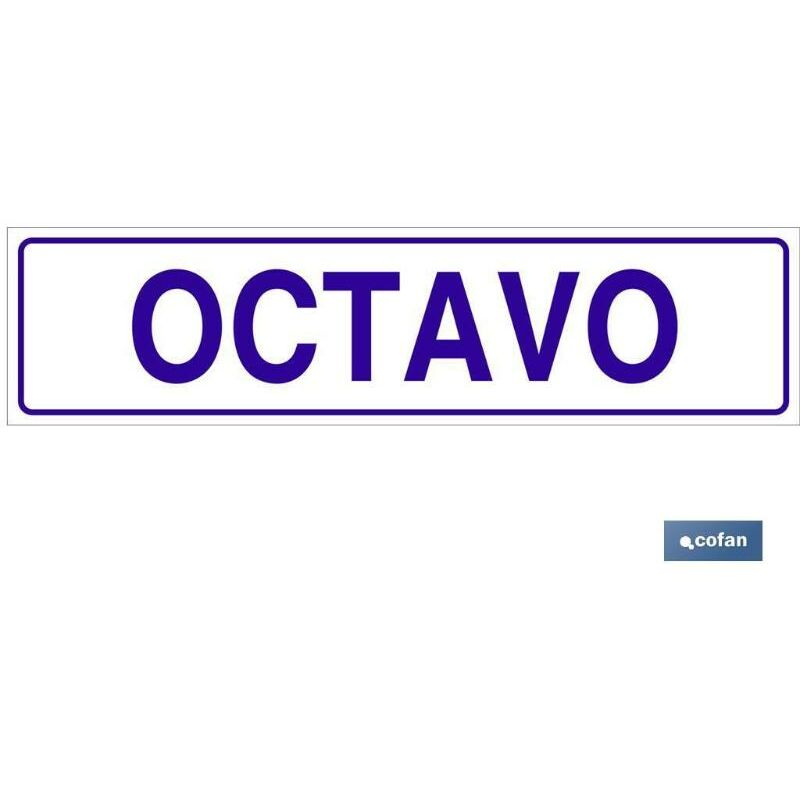 

PLIMPO señal glasspack adhesiva 250x62mm. octavo