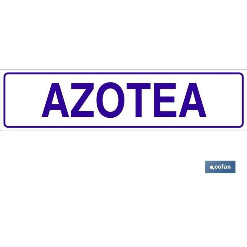 

PLIMPO señal glasspack adhesiva 250x62mm. azotea