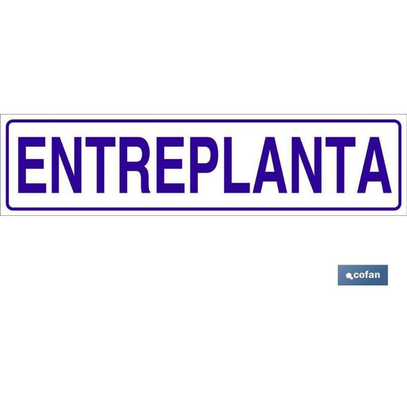 

PLIMPO señal glasspack adhesiva 250x62mm. entreplanta