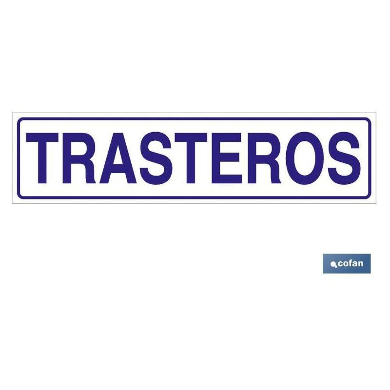 

PLIMPO señal glasspack adhesiva 250x62mm. trasteros