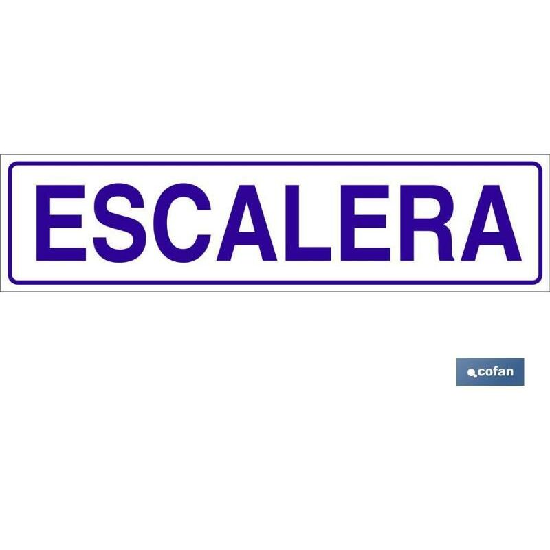 

PLIMPO señal glasspack adhesiva 250x62mm. escalera