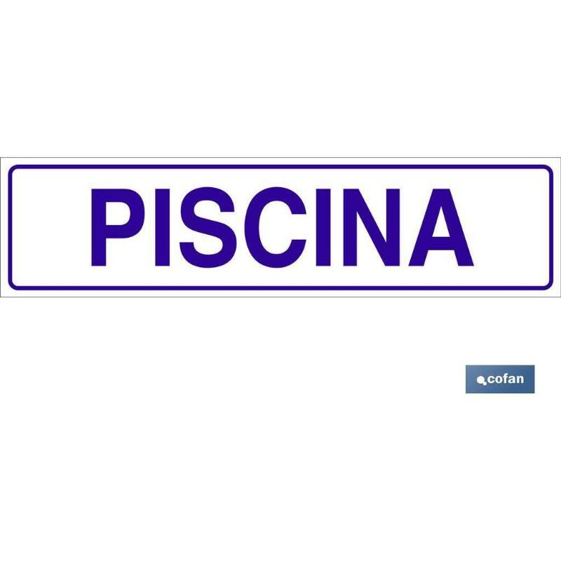 

PLIMPO señal glasspack adhesiva 250x62mm. piscina