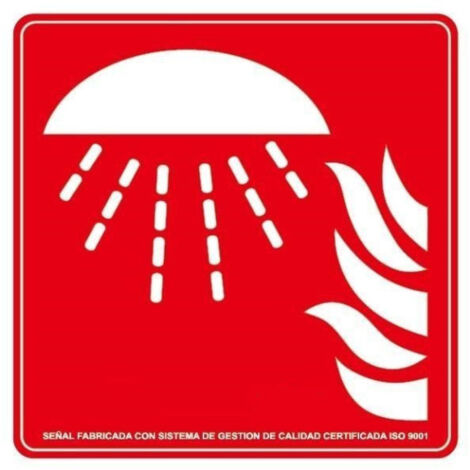 Señal Indica Agente Extintor SEKURECO                         420 x 420 mm                          CLASE A (ALUMINIO 0'5 mm)