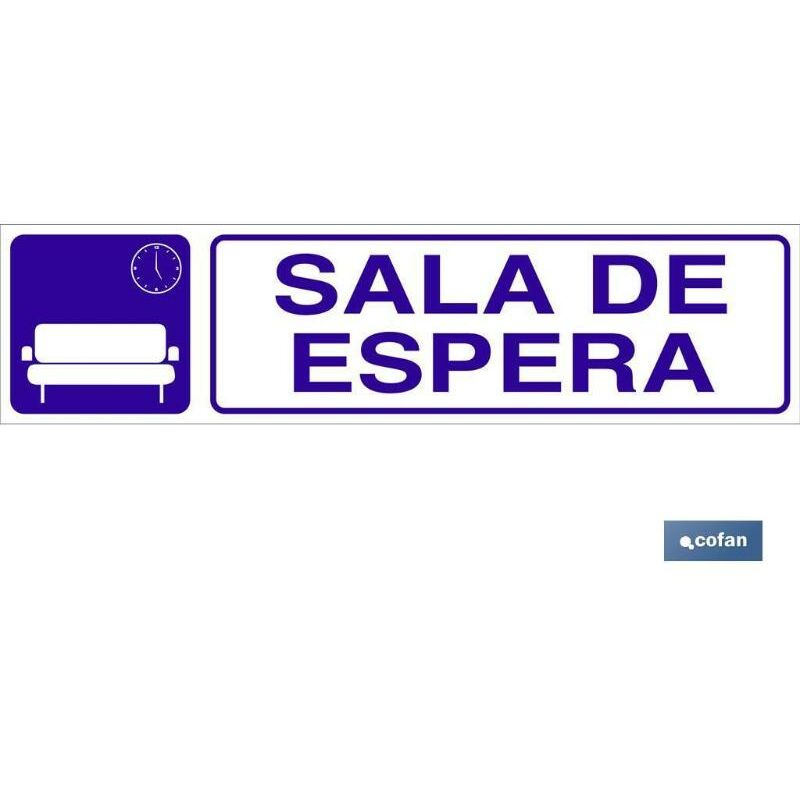 

PLIMPO señal glasspack adhesiva 175x45 sala de espera