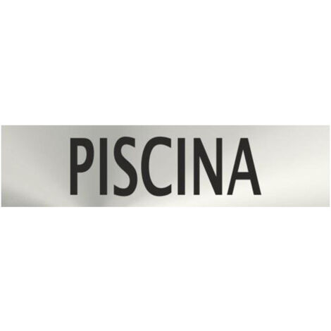 Señal Informativa Piscina de Acero Inoxidable SEKURECO