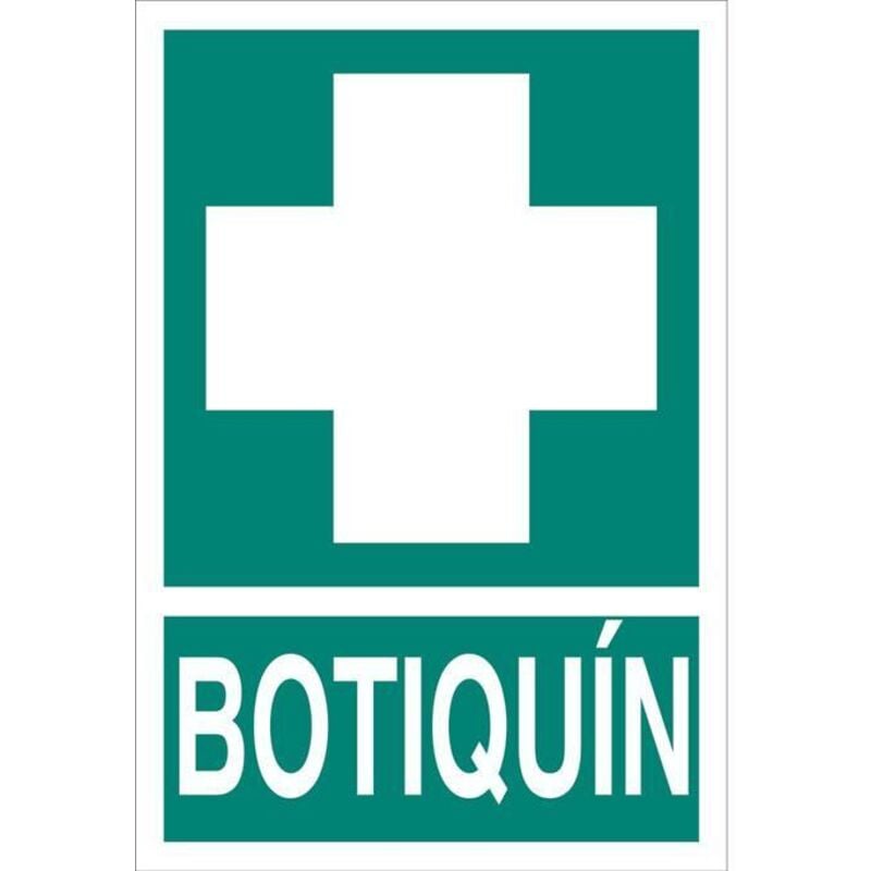 

Señal de evacuación pictorama y texto - Botiquín | 210X148 - Señal PVC luminiscente