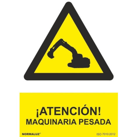 SEÑAL MAQUINARIA PESADA EN MOVIMIENTO