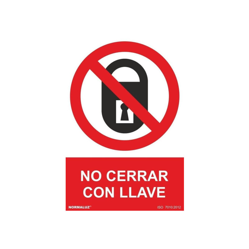 

Señal No Cerrar Con Llave Con Tintas UV | ADHESIVOS DE VINILO - 100 x 150 mm