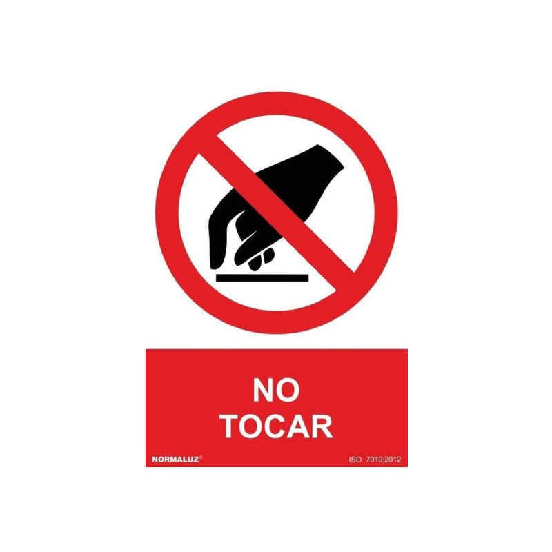 

Señal No Tocar Con Tintas UV | ALUMINIO 0'5 mm - 300 x 400 mm