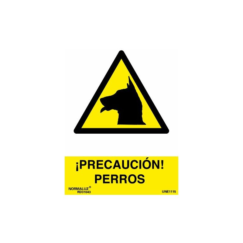 

Forever Print,s.l.(normaluz) - SENAL PVC PRECAUCION PERROS 21X30 CM