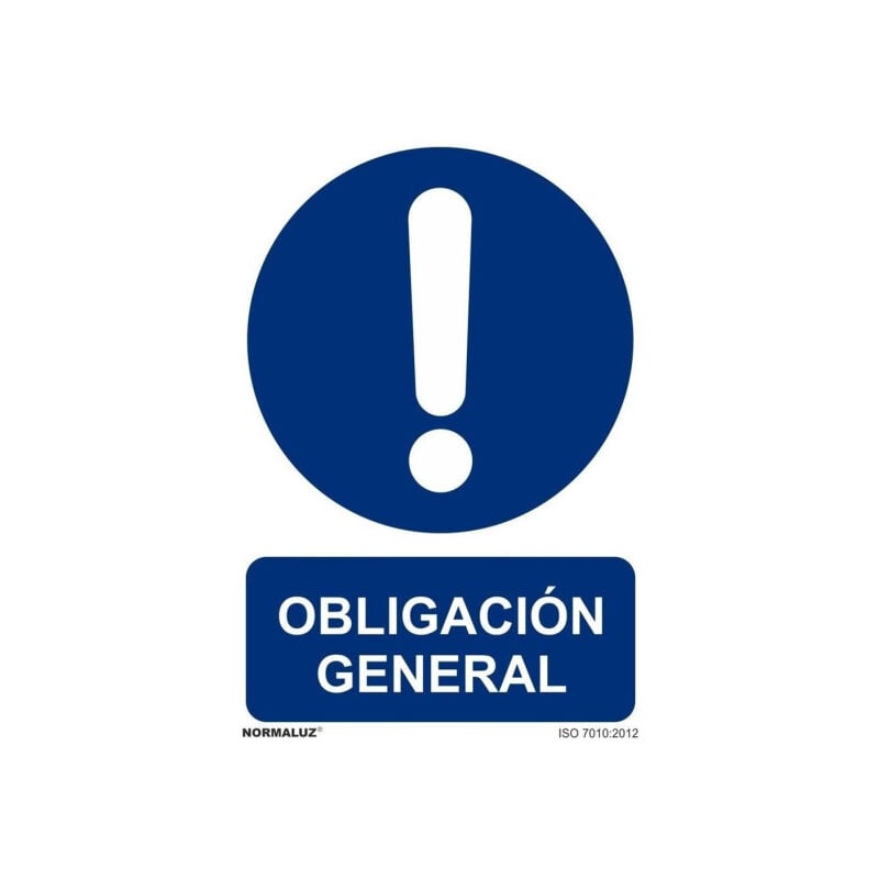 

Señal Obligación General Con Tintas UV | ADHESIVOS DE VINILO - 150 x 200 mm