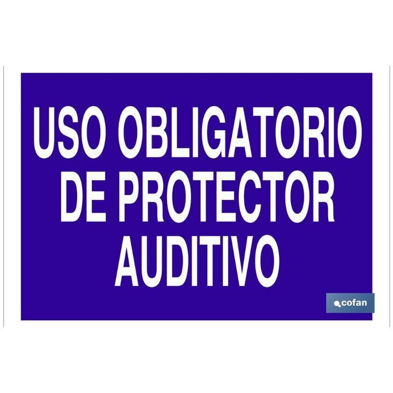 

PLIMPO señal poliestireno 297x210 uso obligatorio de protector auditivo