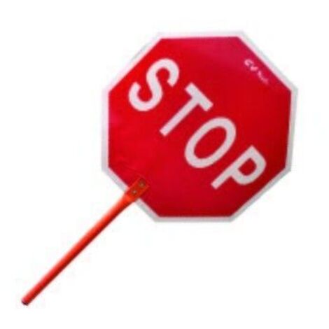 SEÑAL OBRA STOP/PASO M/ALUMIN