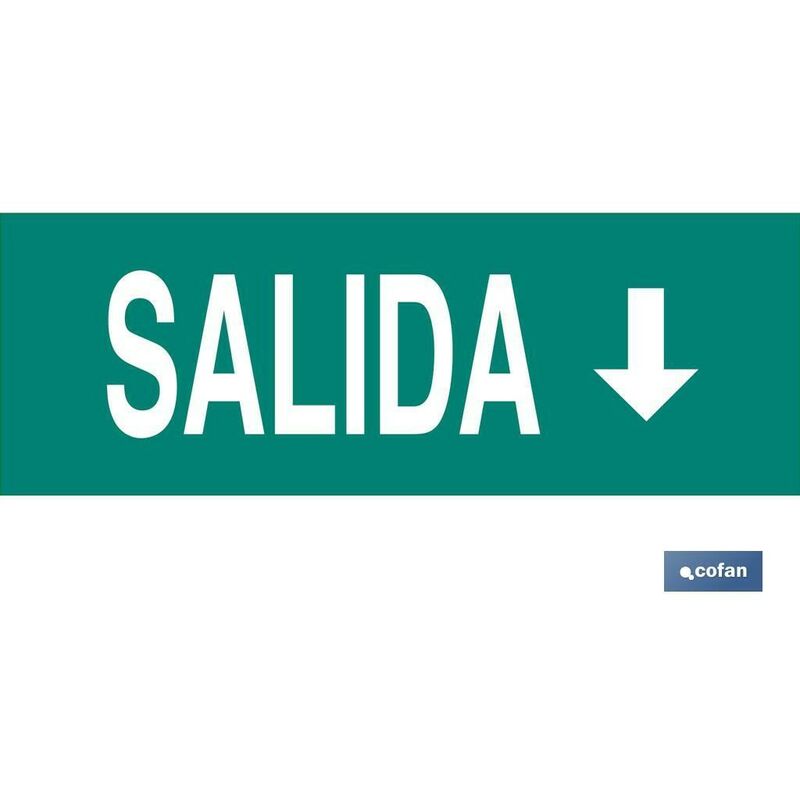 

SeÑal luminiscente 400x100mm