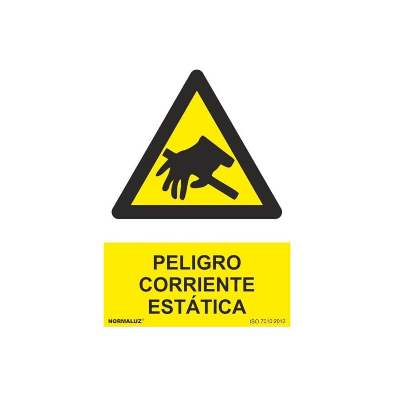 

Señal Peligro Corriente Estática Con Tintas UV | ALUMINIO 0'5 mm - 300 x 400 mm