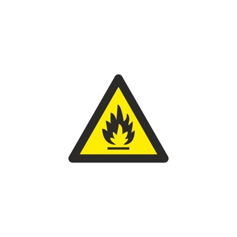 

Señal Peligro de Incendio Con Tintas UV Lado 90 mm (Pack de 10)